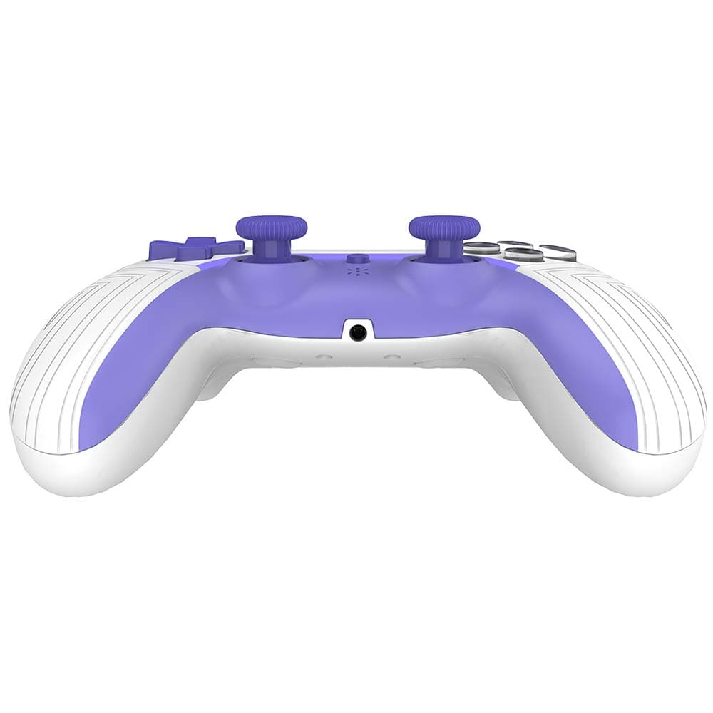 Proove - bezdrátový ovladač Skadi (WGSK00022016) - ergonomický, USB-C, AUX, touchpad, PS4, PC, Android, 600 mAh - bílá/fialová - náhled 3
