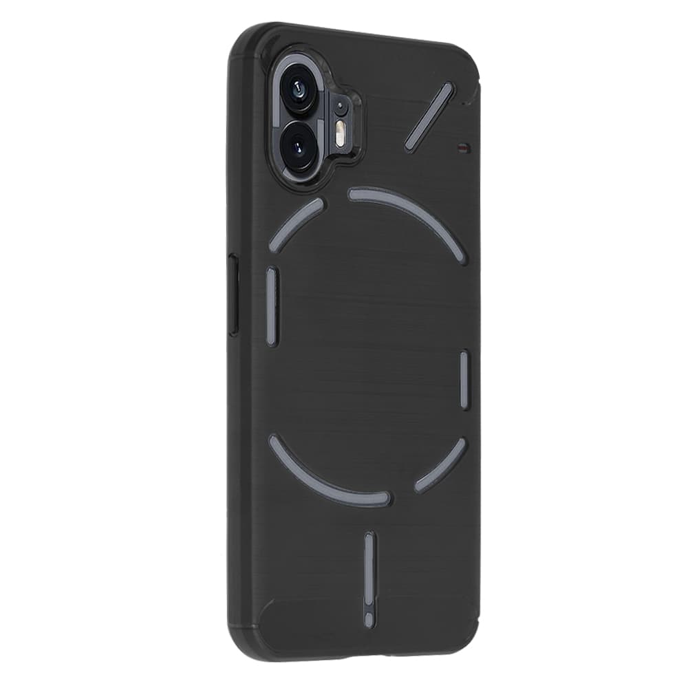 Techsuit Karbon Silikon Nothing Phone (2) Black - náhled 3