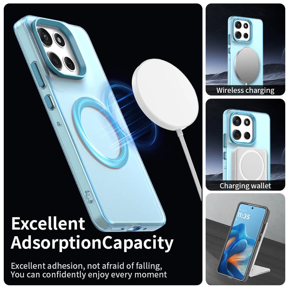 Techsuit - CandyCase MagSafe - Motorola Moto G86 - modré - náhled 3