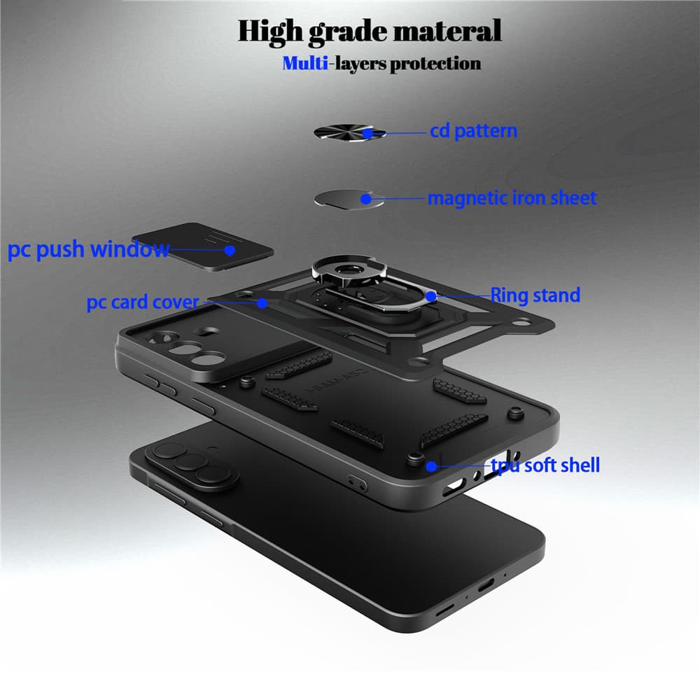 Techsuit - CamShield Series - Samsung Galaxy A57 5G - Růžové zlato - náhled 3