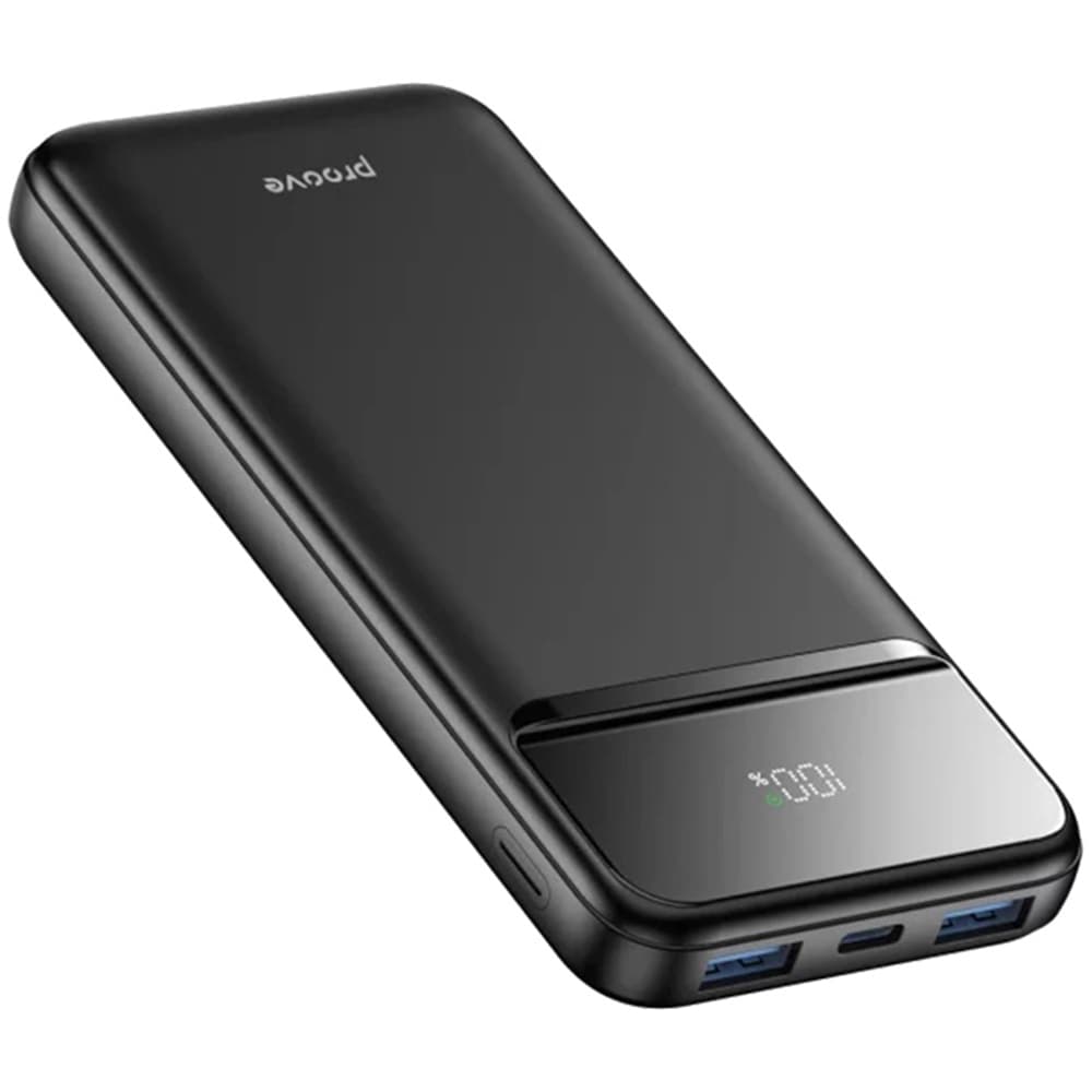 Proove - Powerbanka Illuminator 2 (PBIP10212201) - Type-C, 2x USB, s LED displejem, rychlé nabíjení, 22,5 W, 10000 mAh - černá - náhled 3