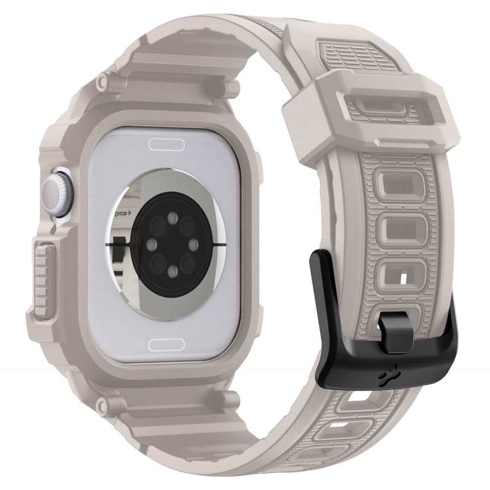 Kryt s řemínkem Spigen - Rugged Armor Pro V2 (ACS10506) - Apple Watch 10 46mm / Watch 11 46mm pískově béžový - náhled 3