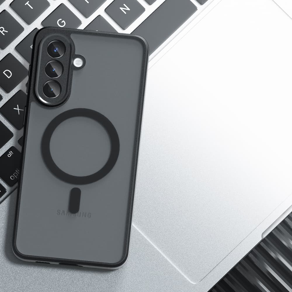 Techsuit - PureFrost MagSafe - Samsung Galaxy A37 5G - matná černá - náhled 3