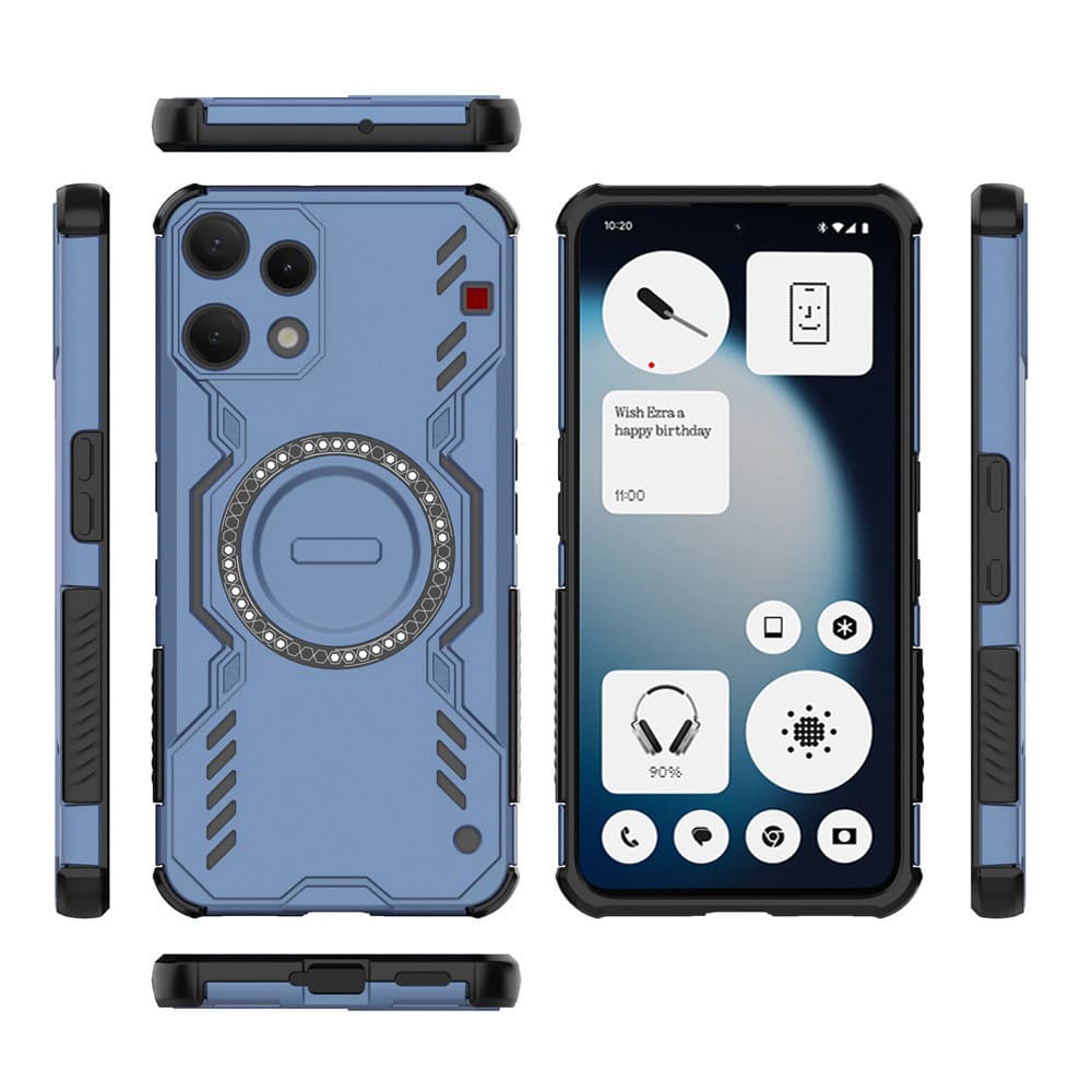 Techsuit – pouzdro ArmorMag – Nothing Phone (3a) Lite – modré - náhled 3