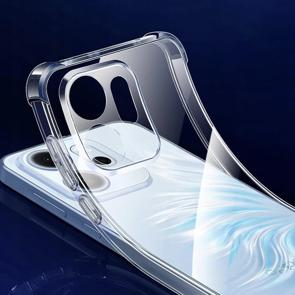 Techsuit - nárazuvzdorný čirý silikon - Oppo Reno 15F / Reno15 FS 5G - čirý - náhled 3