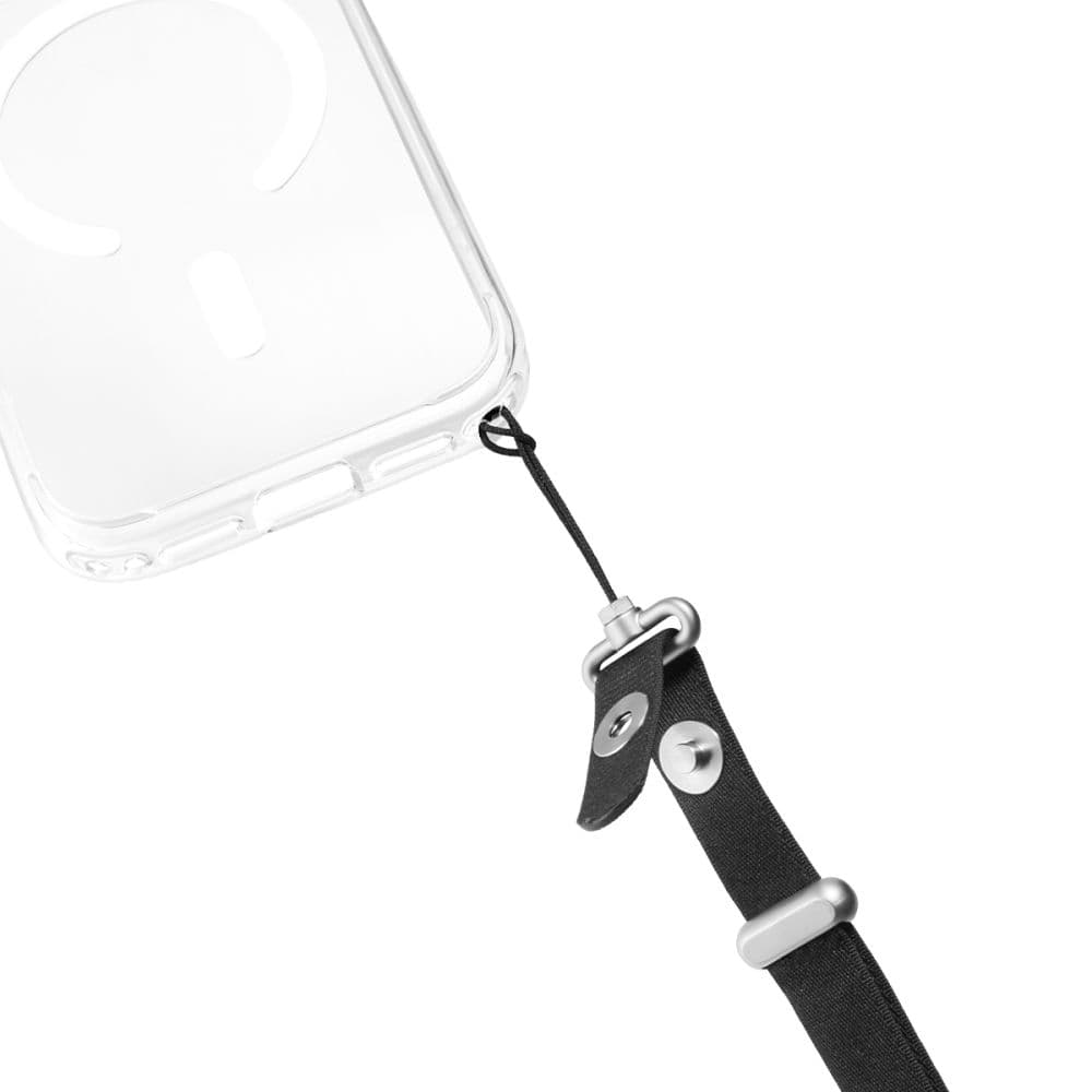 Popruh Spigen - Lanyard Strap DA30L (AFA10614) - Neck/Crossbody Wear, for Phone Cases, Magnetic Length Adjustmen Černý - náhled 3
