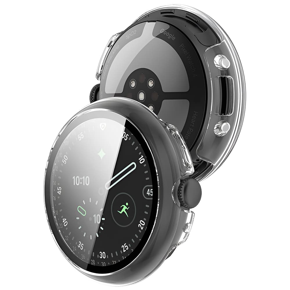 Techsuit - pouzdro Defense360 Pro + ochrana displeje - Google Pixel Watch 4 45mm - čiré - náhled 3