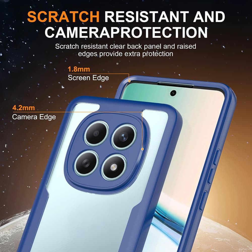 Techsuit - ColorVerse 360 Series + Ochrana displeje - Xiaomi Redmi Note 15 4G - Modrá - náhled 3