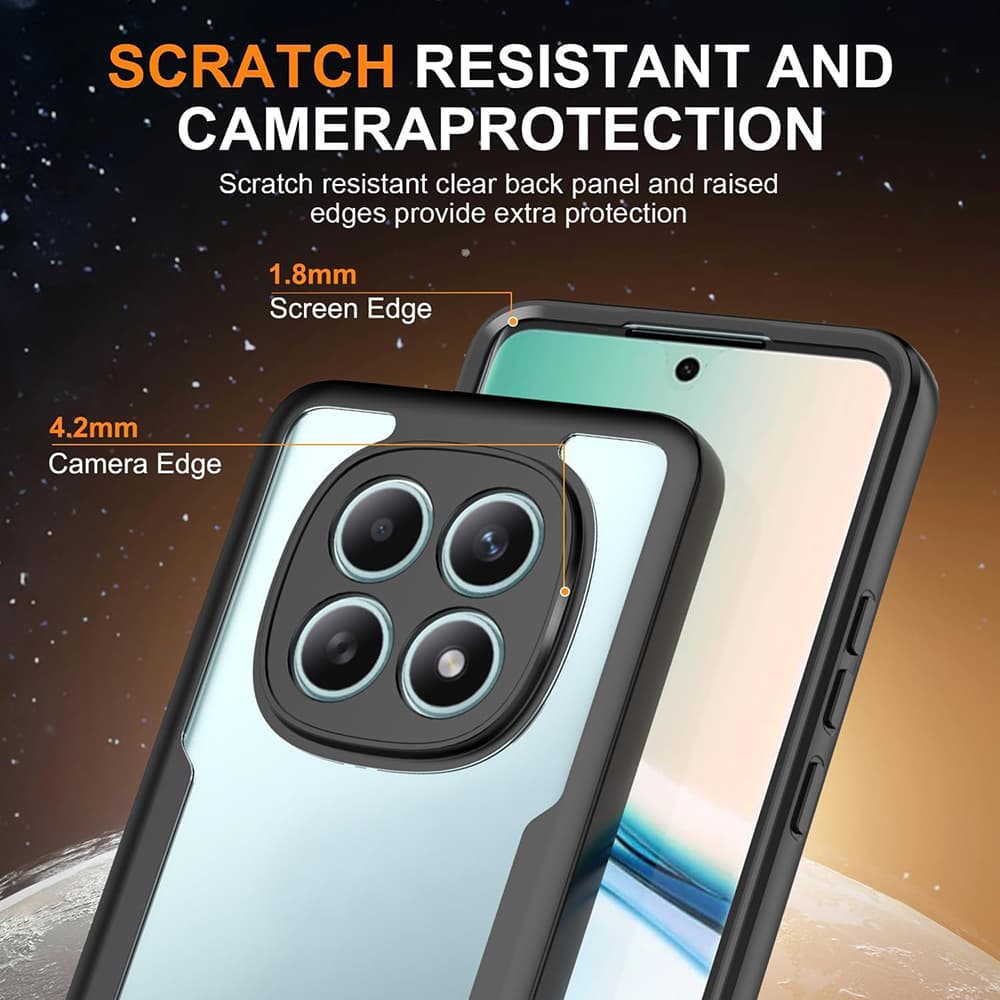 Techsuit - ColorVerse 360 Series + Ochrana displeje - Xiaomi Redmi Note 15 4G - Černá - náhled 3