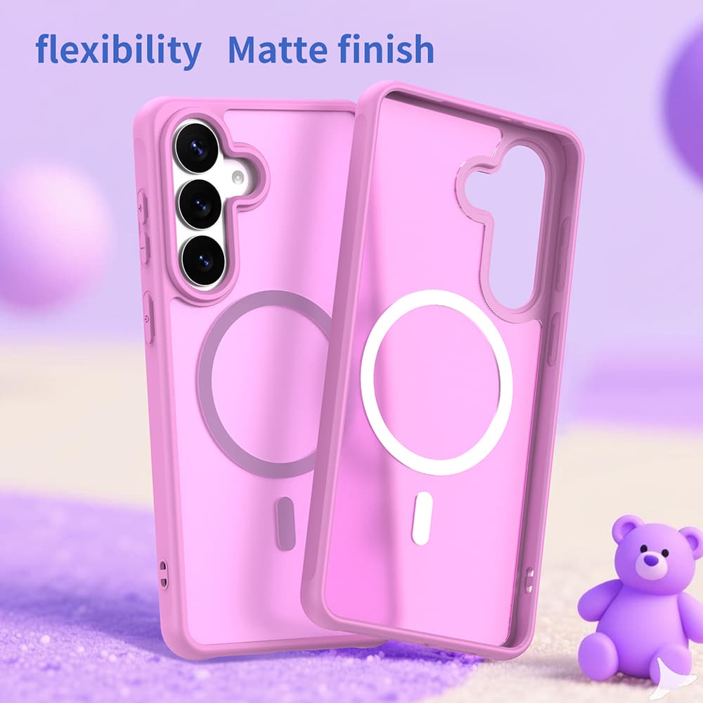 Pouzdro Techsuit HaloFrost II MagSafe pro Samsung Galaxy S26 Plus - růžové - náhled 3