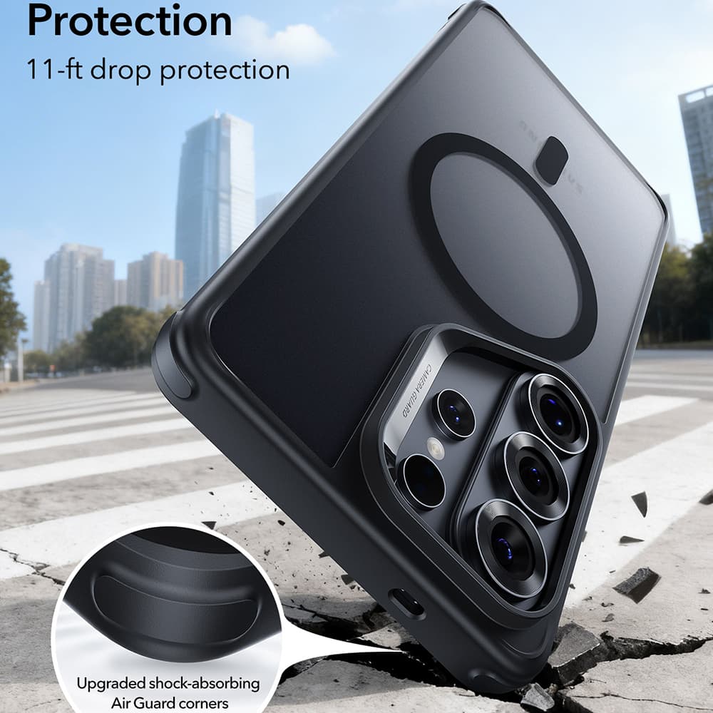 ESR Classic Hybrid HaloLock pro Samsung Galaxy S26 Ultra, matně černá - náhled 3