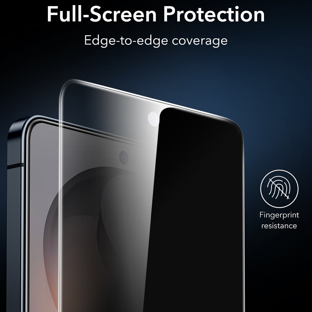 ESR - Armorite privátní ochranné sklo pro Samsung Galaxy S26 Ultra - černé - náhled 3