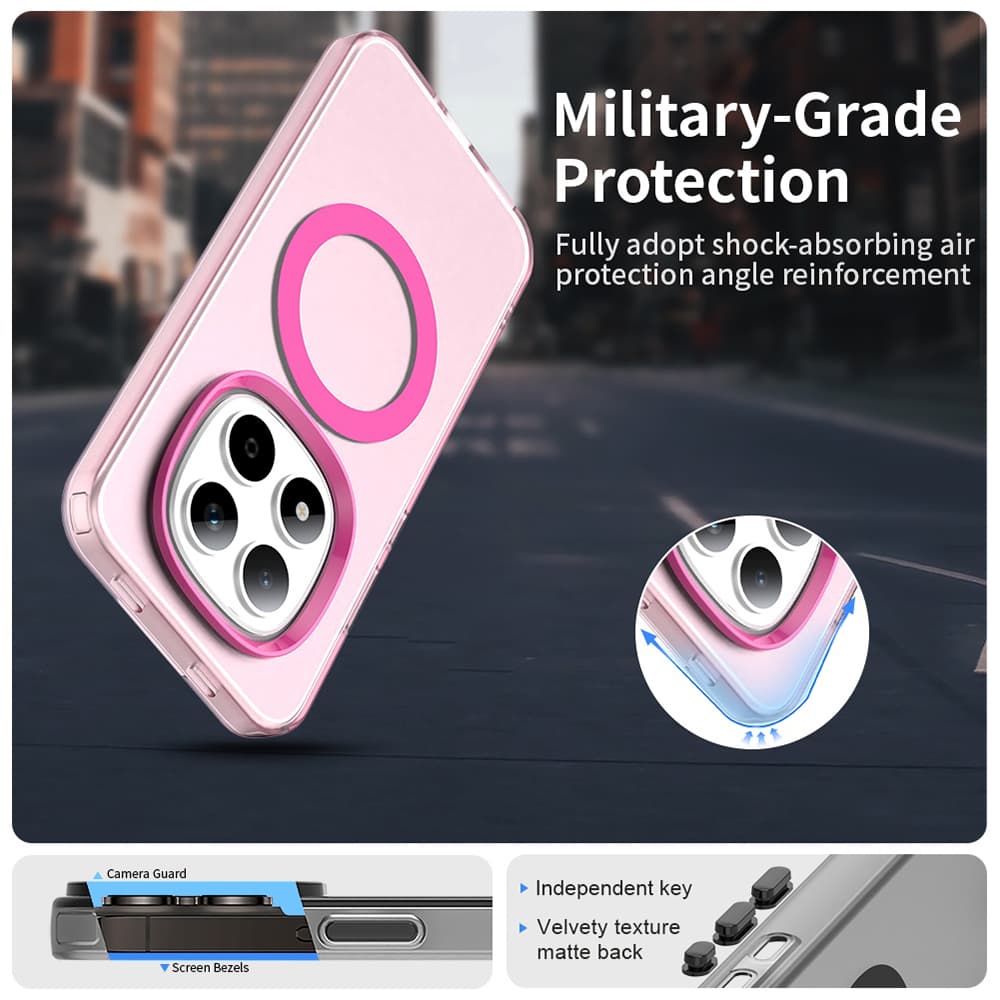 Techsuit - CandyCase MagSafe - Xiaomi Redmi Note 15 Pro 5G - Růžová - náhled 3