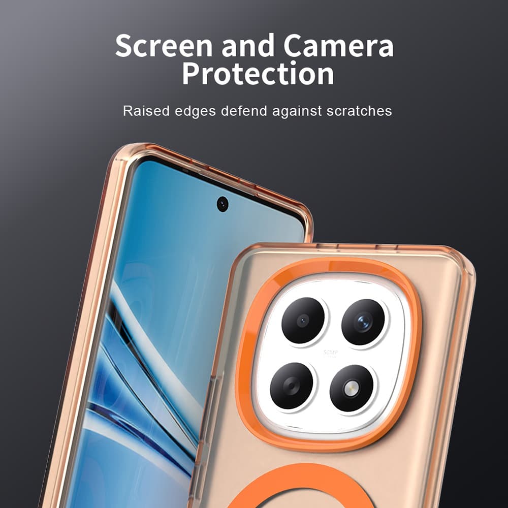 Techsuit - CandyCase MagSafe - Xiaomi Redmi Note 15 5G / Note 15 4G / Poco M8 5G - Oranžová - náhled 3