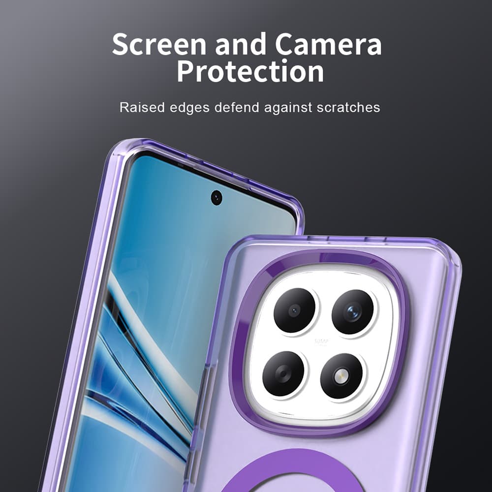 Techsuit - CandyCase MagSafe - Xiaomi Redmi Note 15 5G / Note 15 4G / Poco M8 5G - Fialová - náhled 3