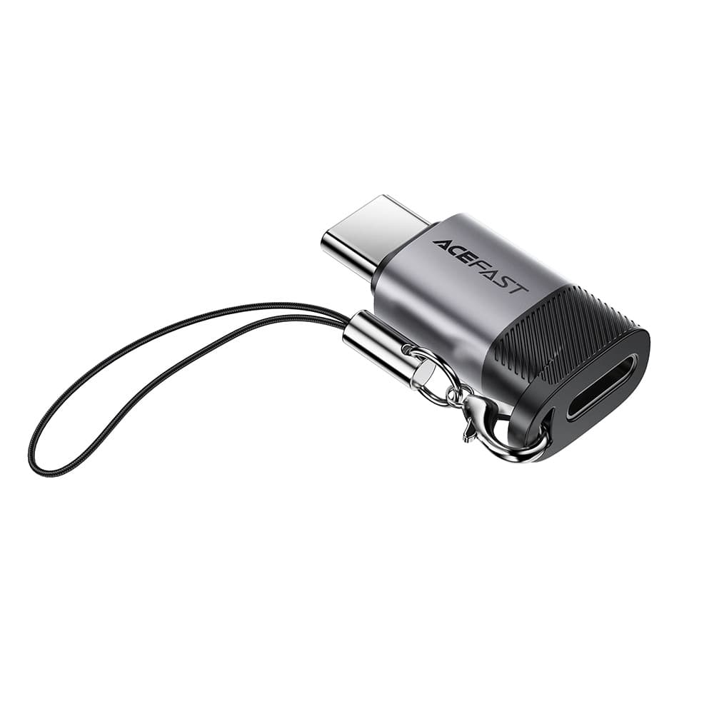 Adaptér Acefast J19 z Lightning na USB-C šedý - náhled 3