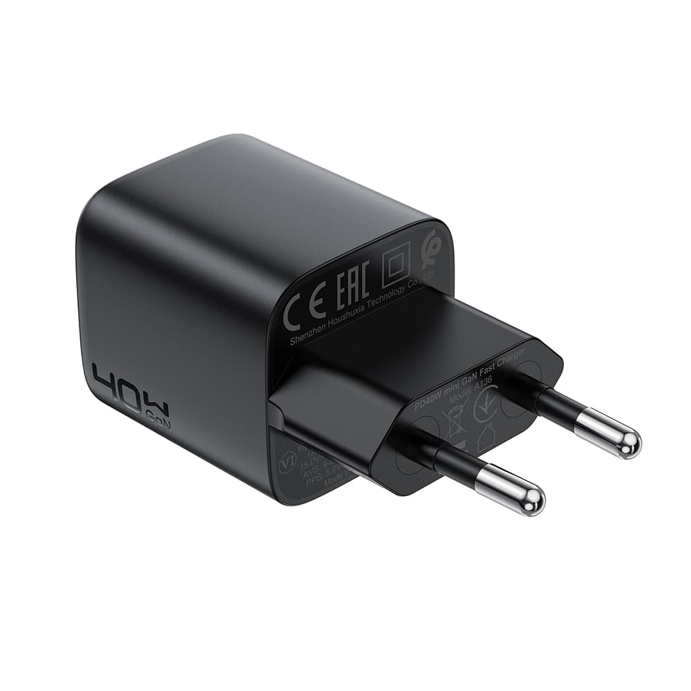 Nabíječka do sítě Acefast A136 GaN 40W USB-C černá - náhled 3