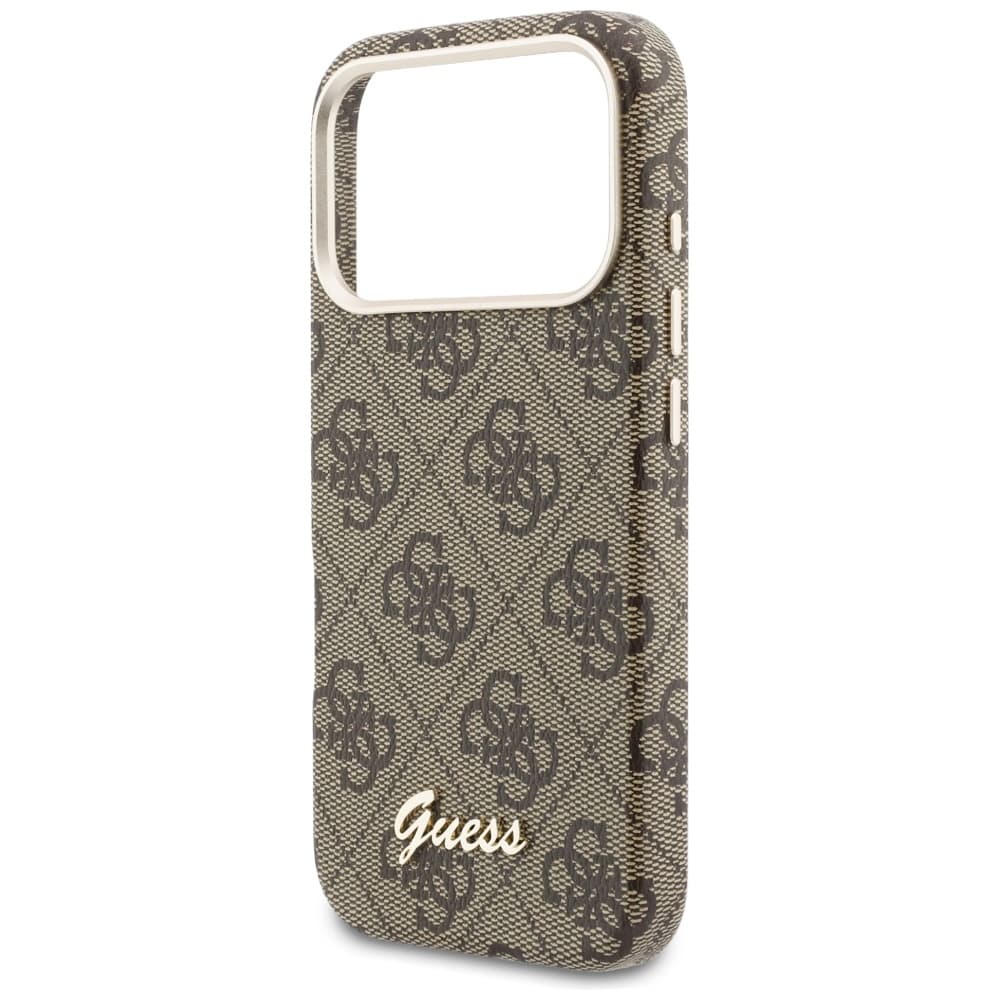 Guess - Kryt 4G Script MagSafe (GUHMP17X5P4FWMSW) - iPhone 17 Pro Max - Hnědá - náhled 3