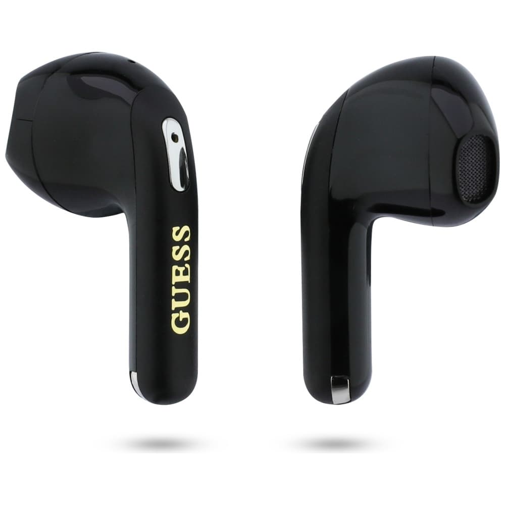 Guess - Bezdrátová sluchátka do uší Script Print (GUTWSA15HETK) - Do uší, Bluetooth, TWS, Malý kulatý design - Černá - náhled 3