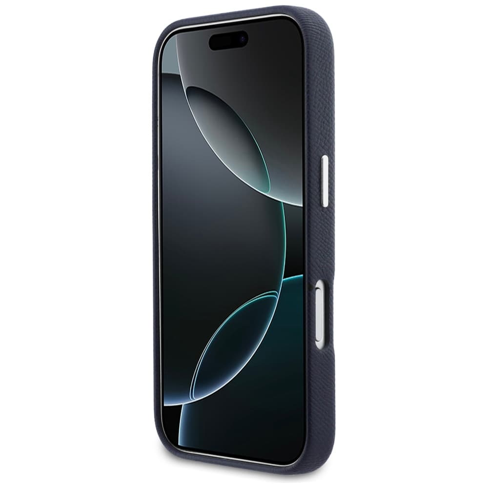 Kryt Karl Lagerfeld Karl Choupette Head Pin Saffiano pro iPhone 17 Pro Max modrý - náhled 3