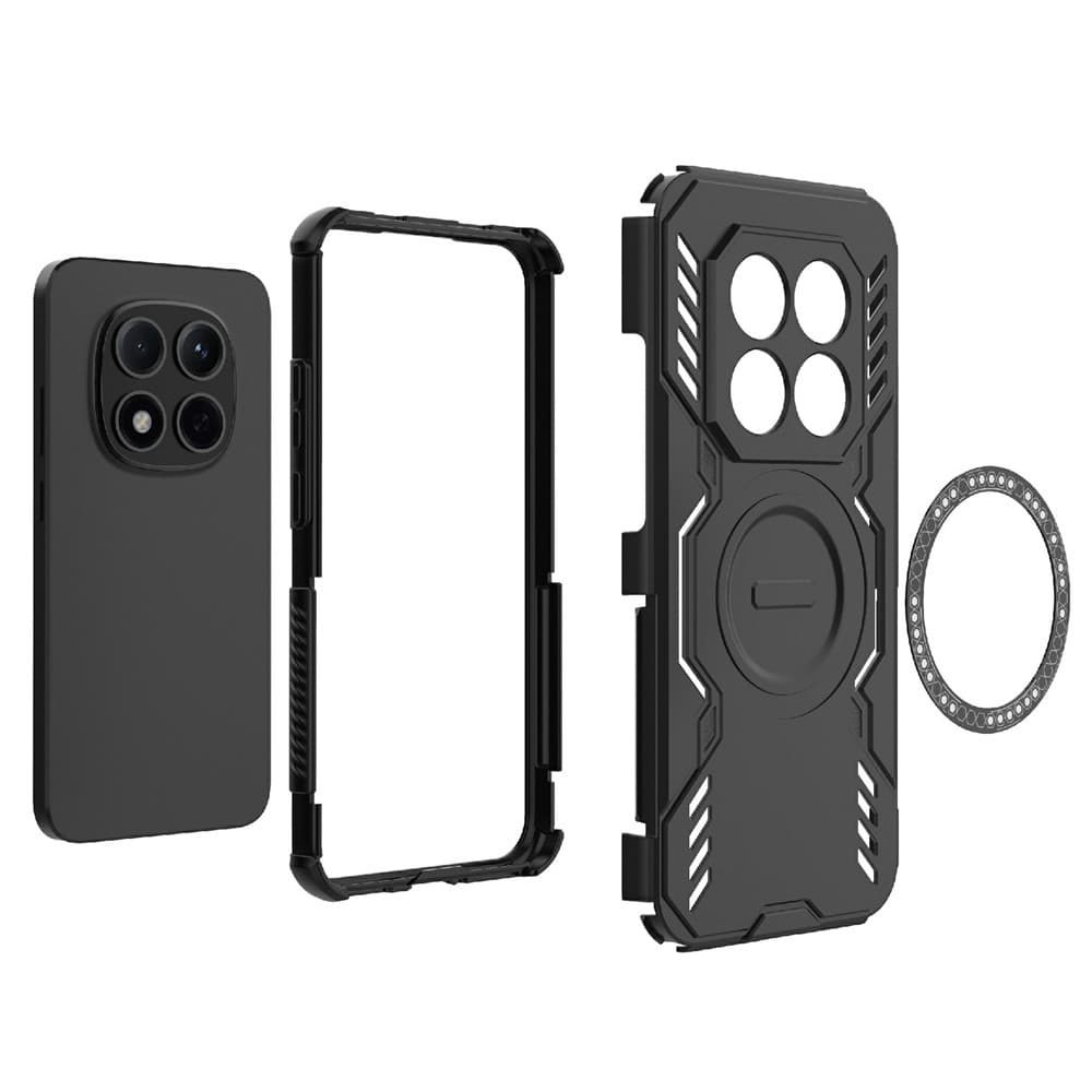 Techsuit - ArmorMag Case - Xiaomi Redmi Note 15 Pro+ 5G / Poco M8 Pro 5G - Černá - náhled 3