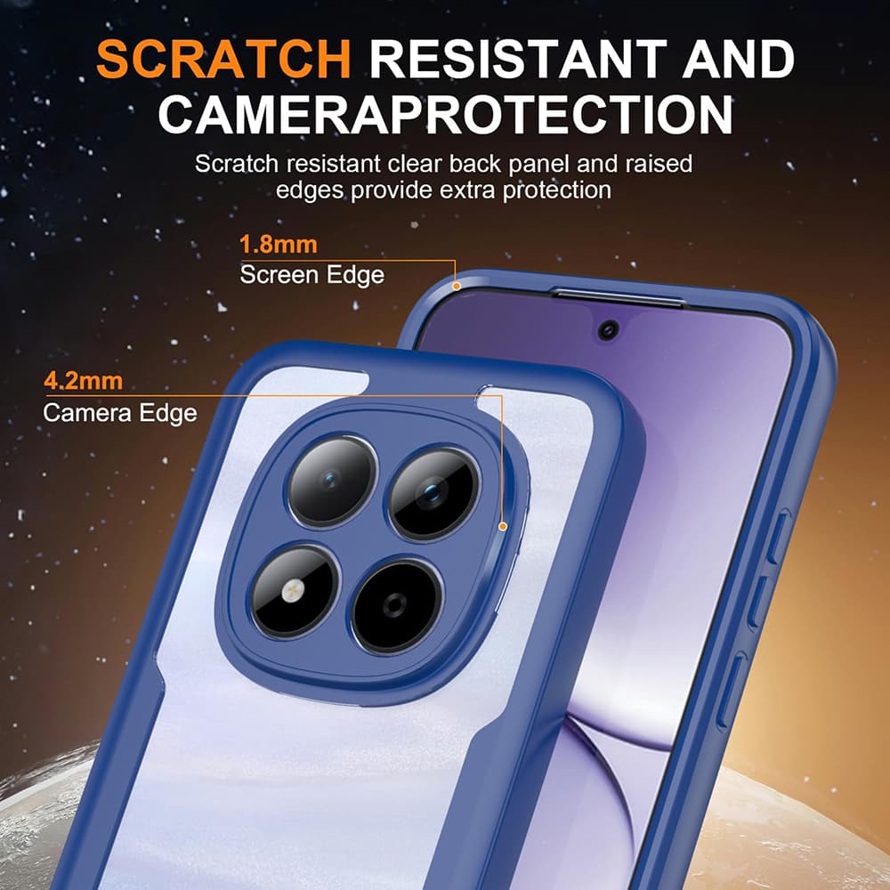 Techsuit - ColorVerse 360 Series + Ochrana displeje - Xiaomi Redmi Note 15 Pro+ 5G / Poco M8 Pro 5G - Modrá - náhled 3