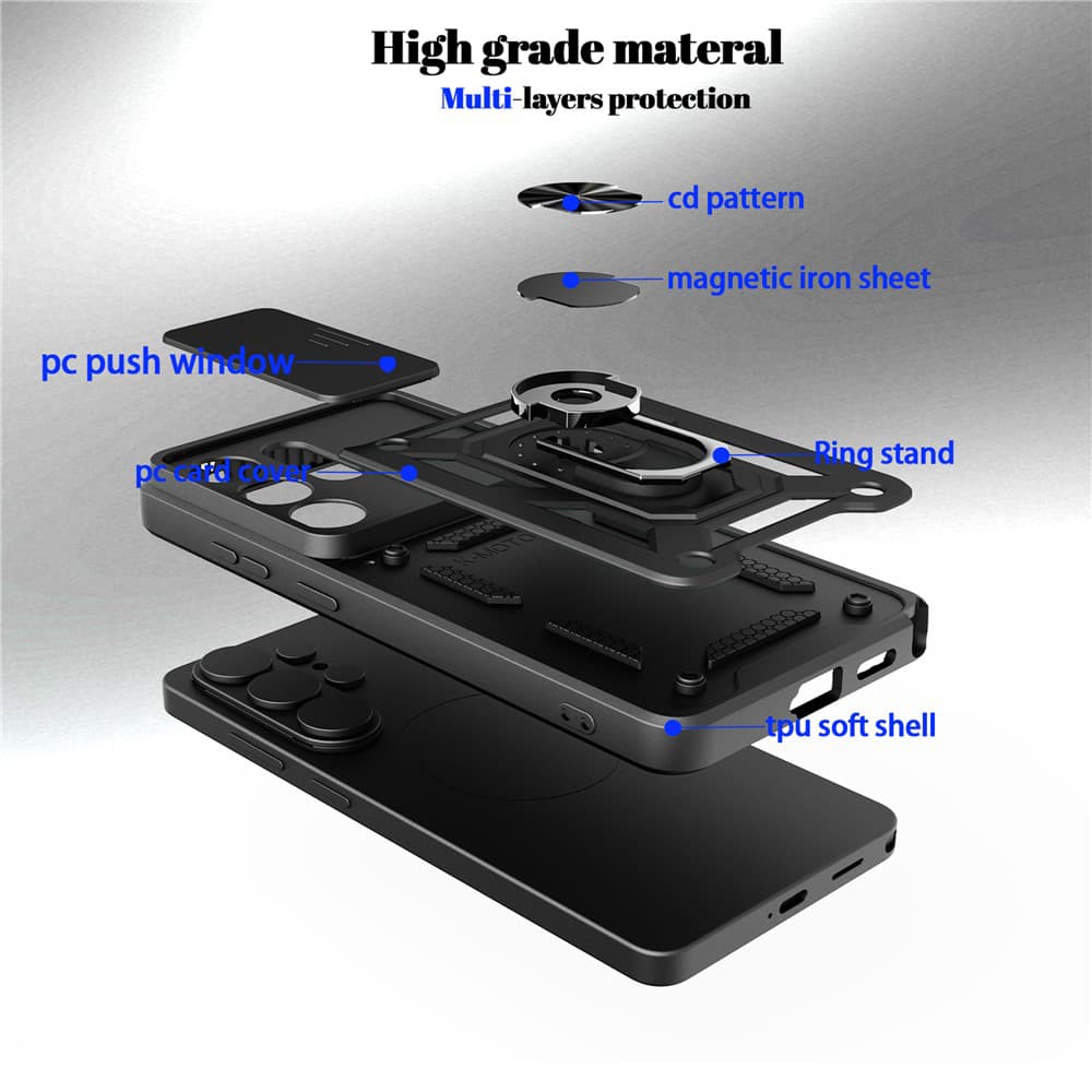 Techsuit CamShield Series pro Samsung Galaxy S26 - modrá - náhled 3