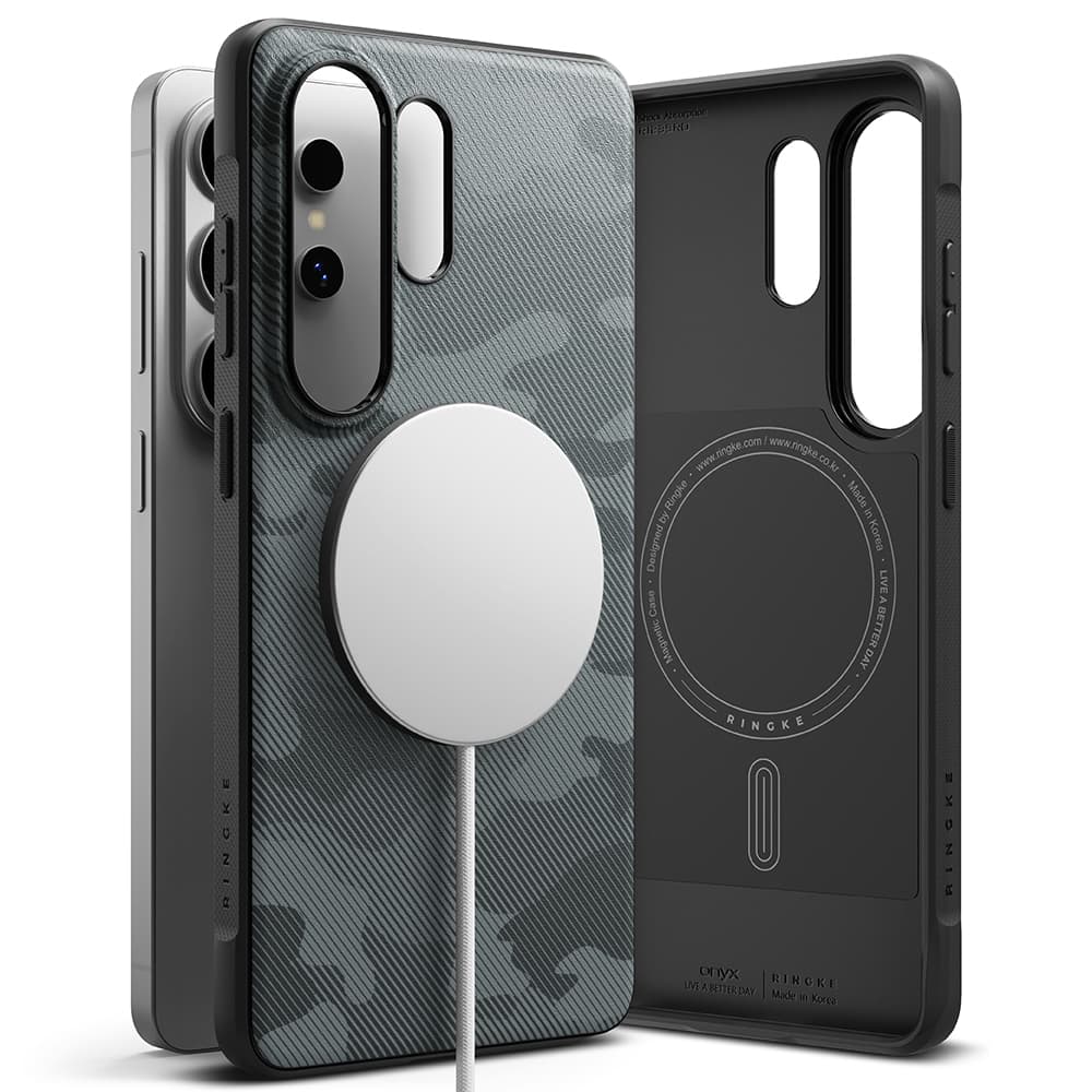 Ringke Onyx MagSafe pro Samsung Galaxy S26 UltraCamo Black - náhled 3