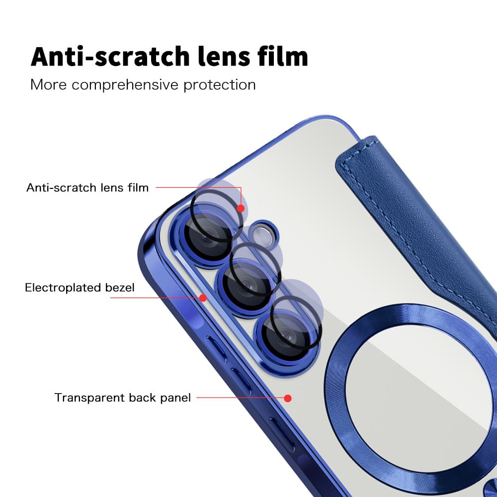 Techsuit - knížkové pouzdro SmartMag pro Samsung Galaxy A37 5G - modré - náhled 3