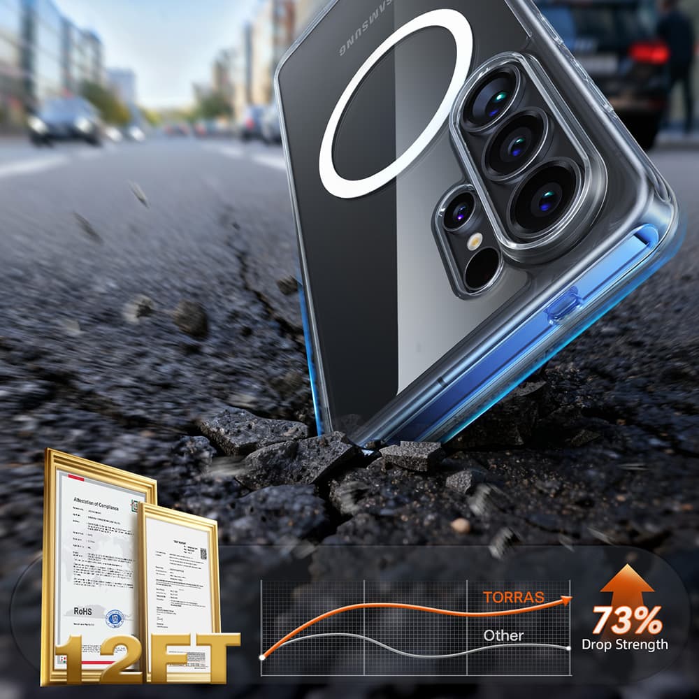 Torras Guardian Magnetic Series pro Samsung Galaxy S26 Ultraprůhledný - náhled 3