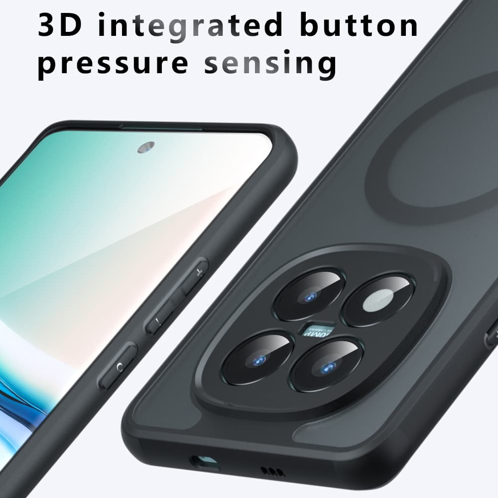 Techsuit - PureFrost MagSafe - Xiaomi Redmi Note 15 Pro 5G - Matná černá - náhled 3