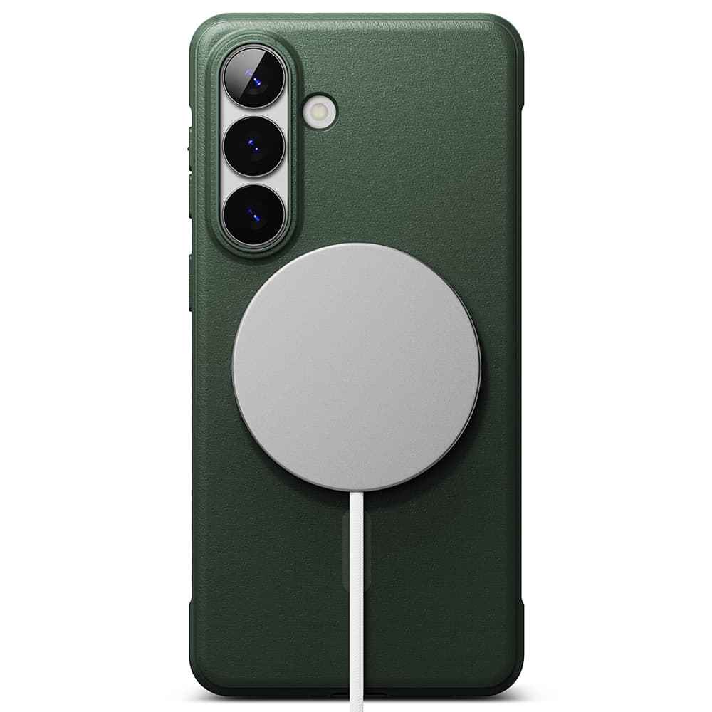 Ringke - Onyx MagSafe - Samsung Galaxy S26 - Tmavě zelená - náhled 3