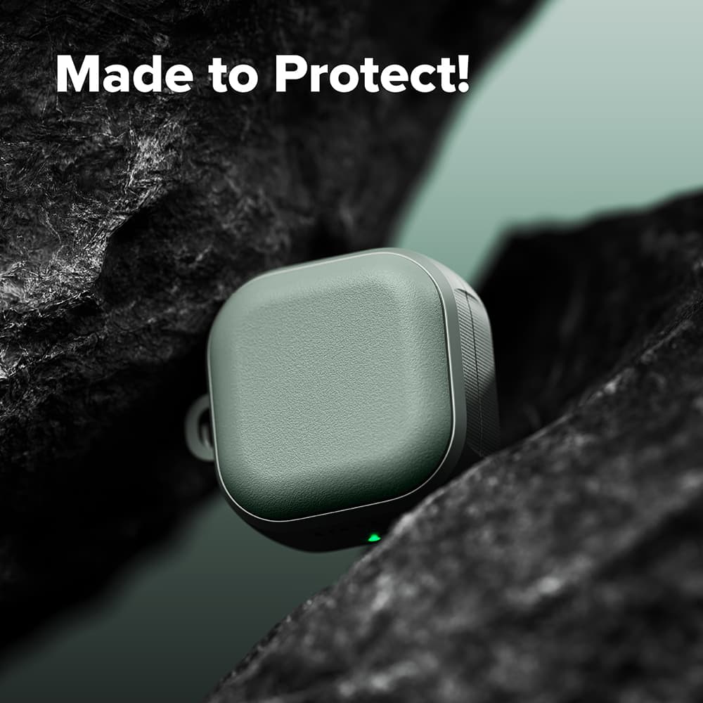 Pouzdro Ringke - Protection Case Onyx Magnetic - Samsung Galaxy Buds 4 / Buds 4 Pro Šalvějově zelené - náhled 3