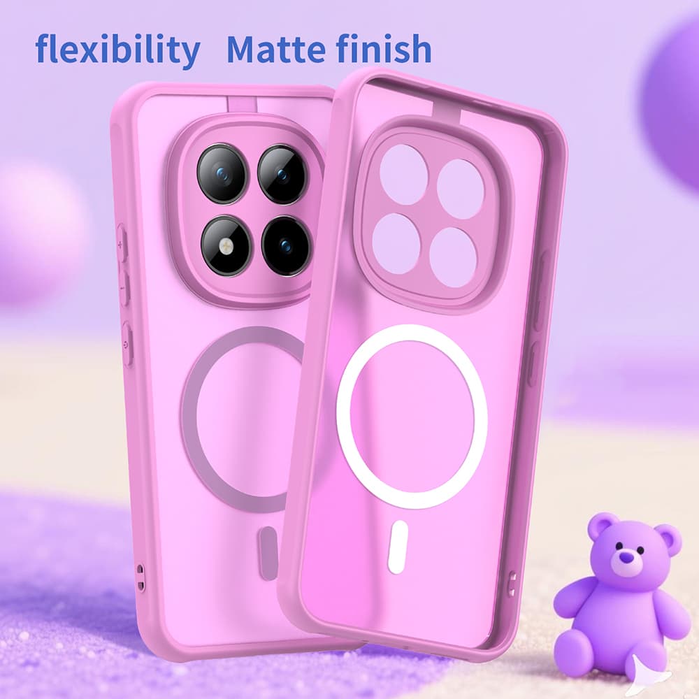 Techsuit - HaloFrost II MagSafe - Xiaomi Redmi Note 15 Pro+ 5G / Poco M8 Pro 5G - Růžová - náhled 3