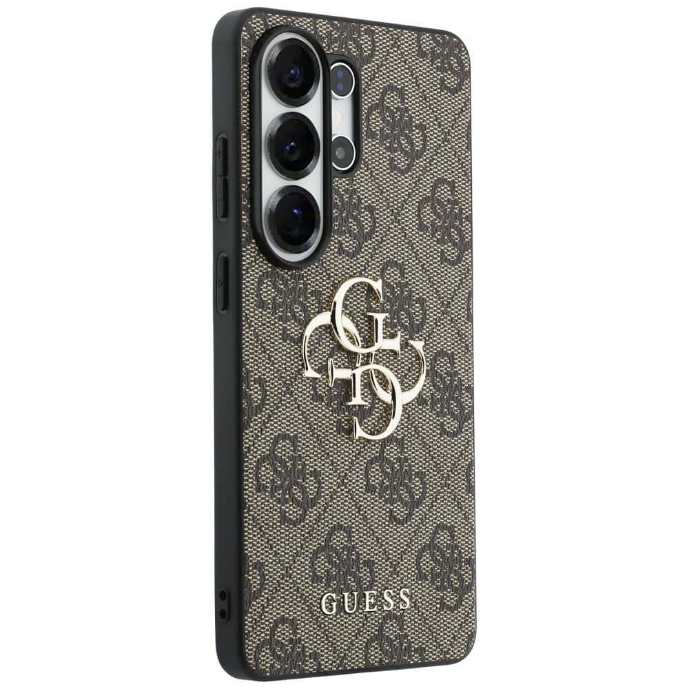 Guess - Pevný kryt 4G Big Metal Logo (GUHCS26L4GMGBR) - Samsung Galaxy S26 Ultra - Hnědá - náhled 3