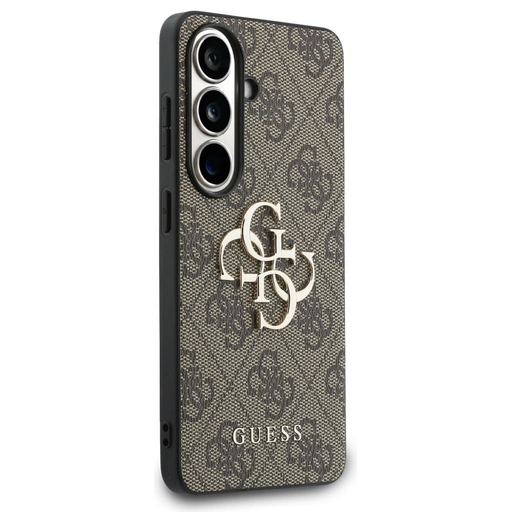 Guess - Pevný kryt 4G Big Metal Logo (GUHCS26M4GMGBR) - Samsung Galaxy S26 Plus - Hnědá - náhled 3