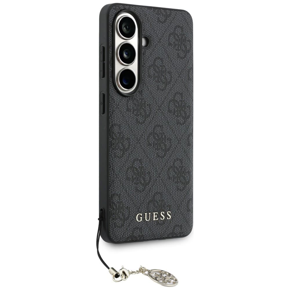Guess - Kryt Hardcase 4G Classic Logo Charm (GUHMS26SGF4GGR) - Samsung Galaxy S26 - černý - náhled 3