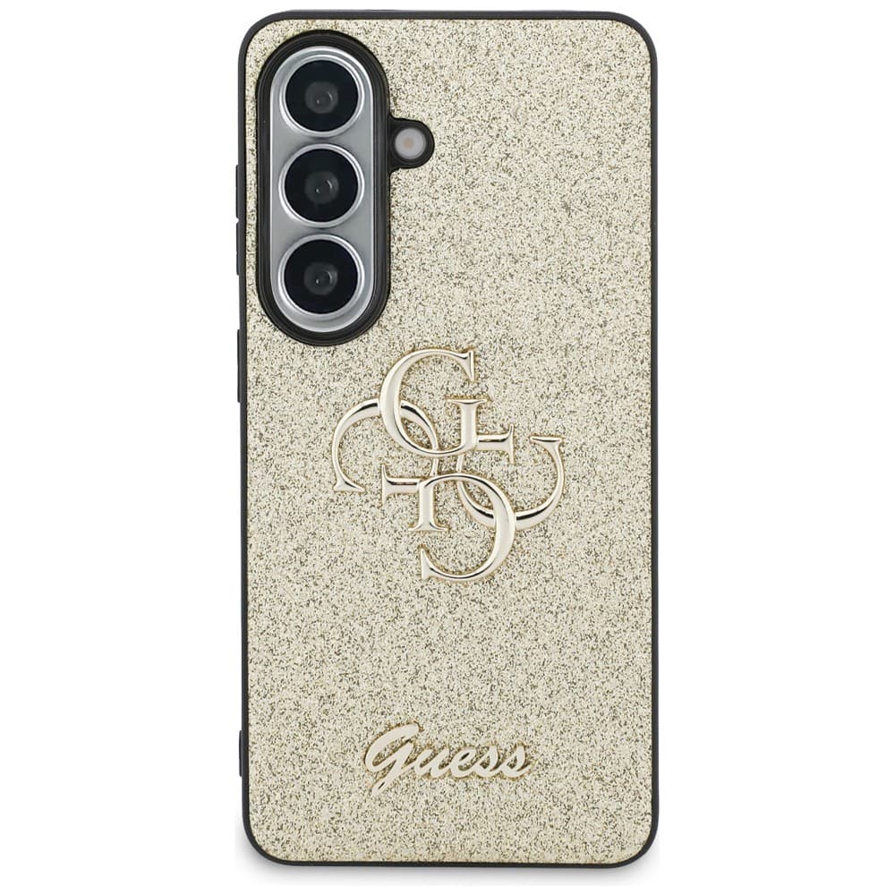 Guess - Pevný kryt Fixed Glitter Big 4G Metal Logo (GUHCS26SHG4SGD) - Samsung Galaxy S26 - Zlatá - náhled 3