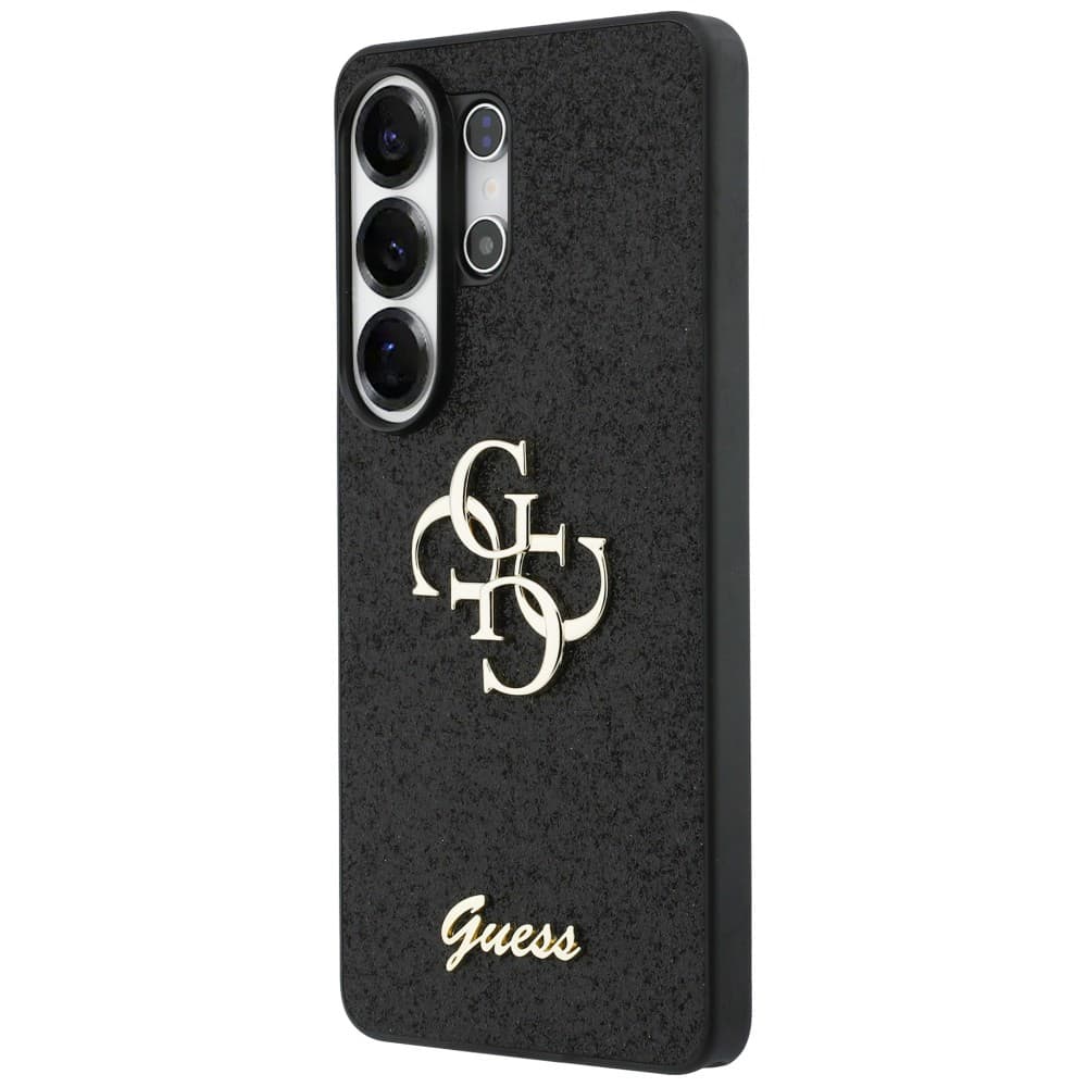Guess - Pevný kryt Fixed Glitter Big 4G Metal Logo (GUHCS26LHG4SGK) - Samsung Galaxy S26 Ultra - Černá - náhled 3
