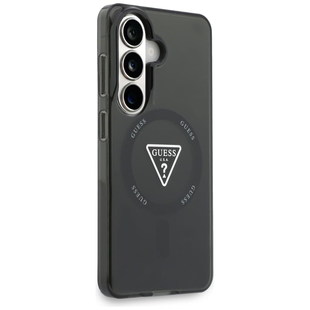 Kryt Guess - IML Gradient Triangle MagSafe (GUHMS26SHGTMLCGK) - Samsung Galaxy S26 Černý - náhled 3