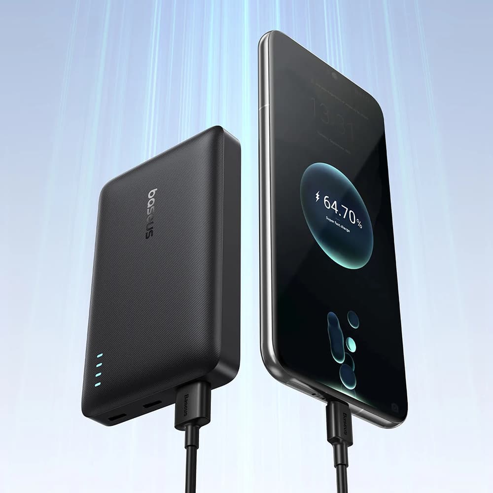 Tenká Powerbanka Baseus EnerFill FP21 10000mAh (22.5W) černá - náhled 3