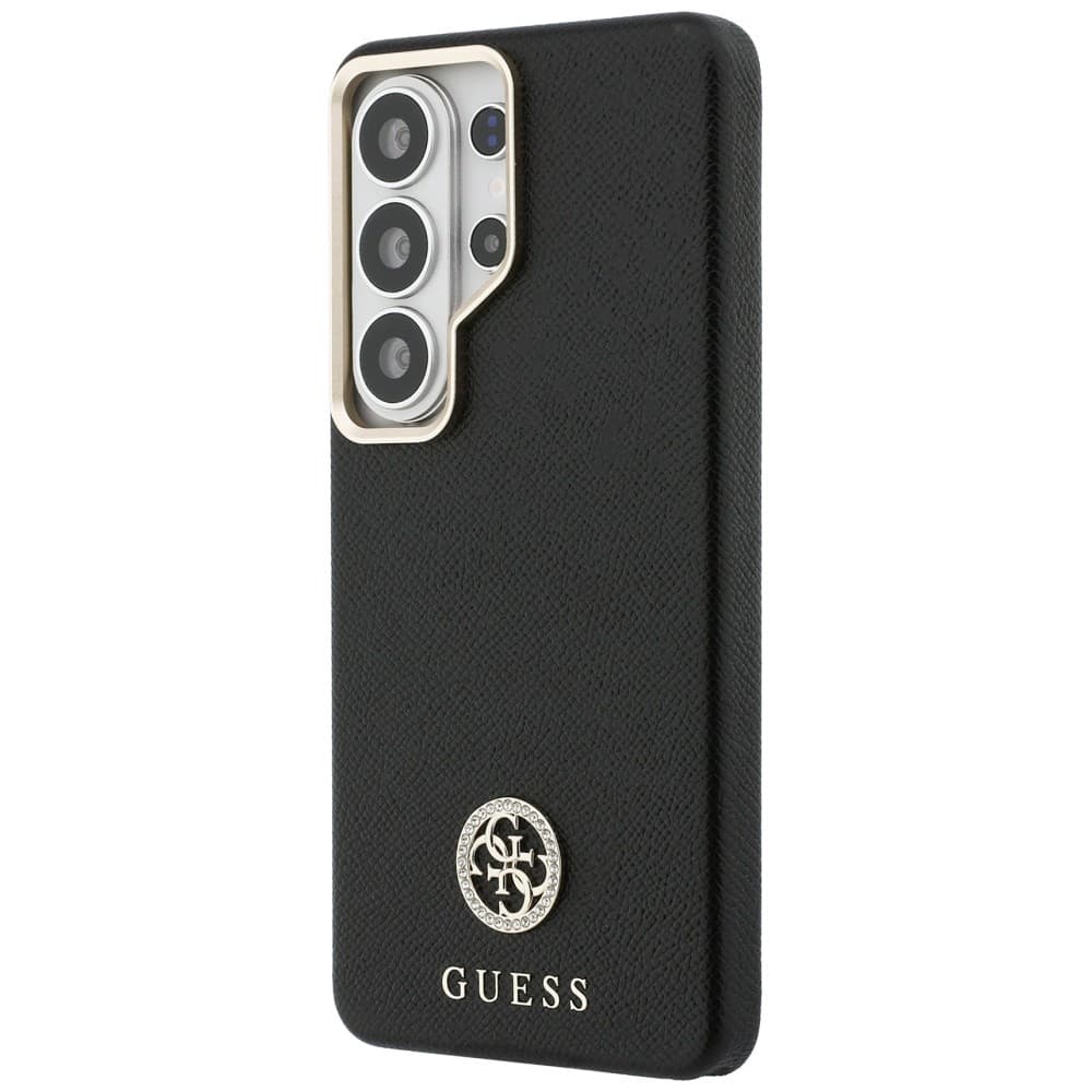 Guess - Rhinestone Round Logo MagSafe (GUHMS26LPGCRMDEK) - Samsung Galaxy S26 Ultra - Černá - náhled 3