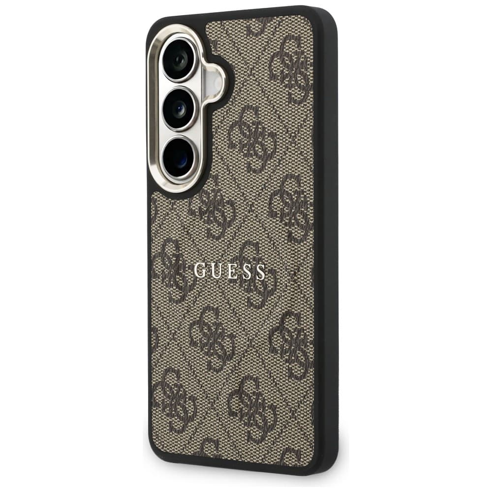 Kryt Guess - 4G Embossed Ring MagSafe (GUHMS26MP4MSEGCW) - Samsung Galaxy S26 Plus Hnědý - náhled 3