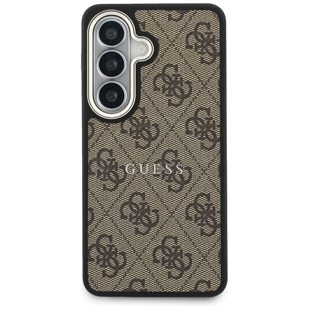 Guess -  4G Embossed Ring MagSafe (GUHMS26SP4MSEGCW) - Samsung Galaxy S26 - Hnědá - náhled 3