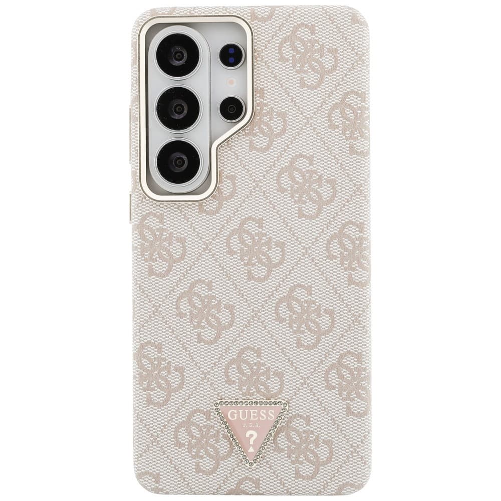 Kryt Guess - 4G Triangle Logo MagSafe - Samsung Galaxy S26 Ultra růžový - náhled 3