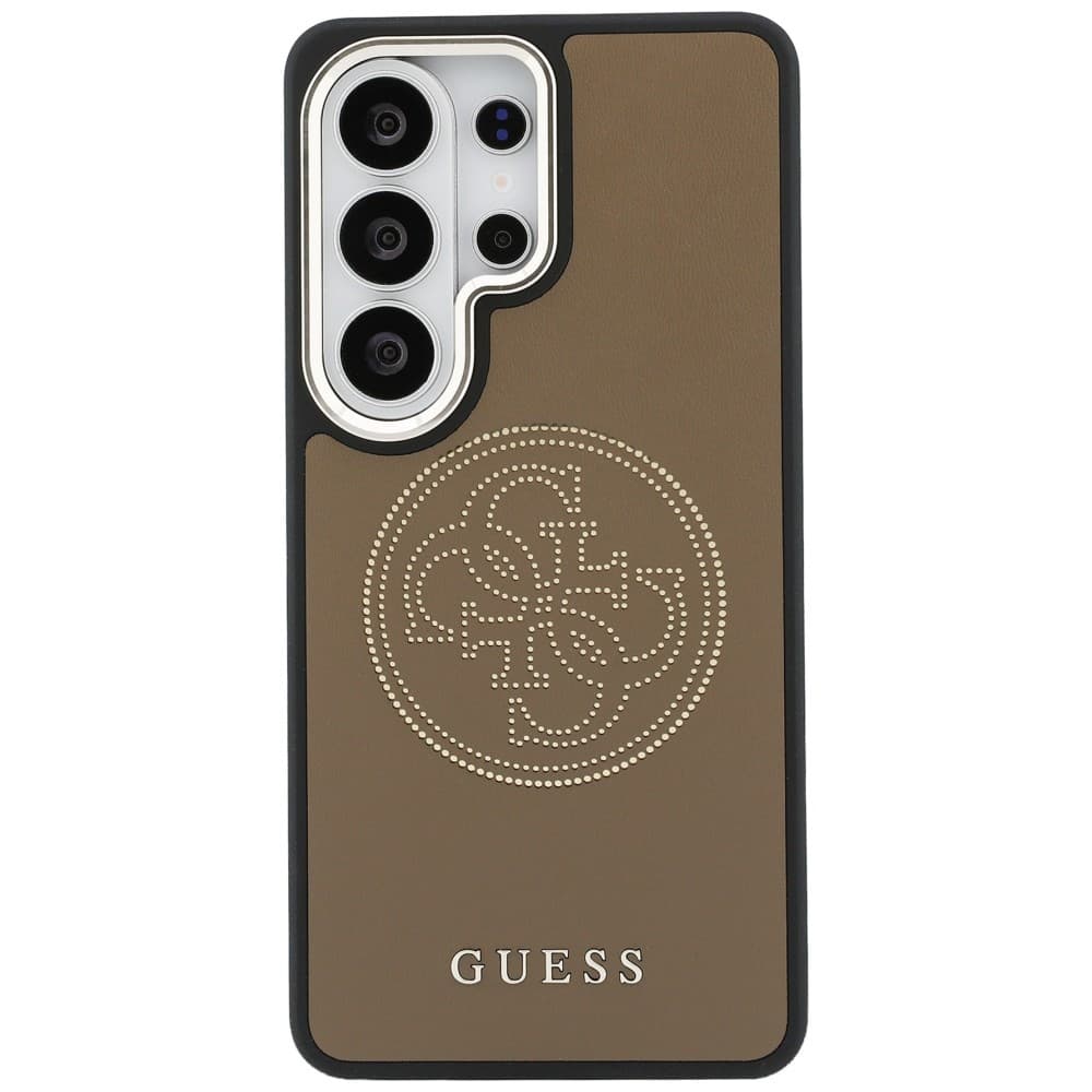 Kryt Guess - Perforated Logo MagSafe (GUHMS26L5PG4SRGW) - Samsung Galaxy S26 Ultra Hnědý - náhled 3