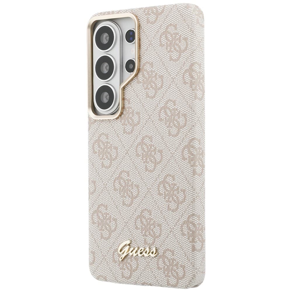 Kryt Guess - 4G Script MagSafe (GUHMS26L5P4FWMSP) - Samsung Galaxy S26 Ultra Růžový - náhled 3