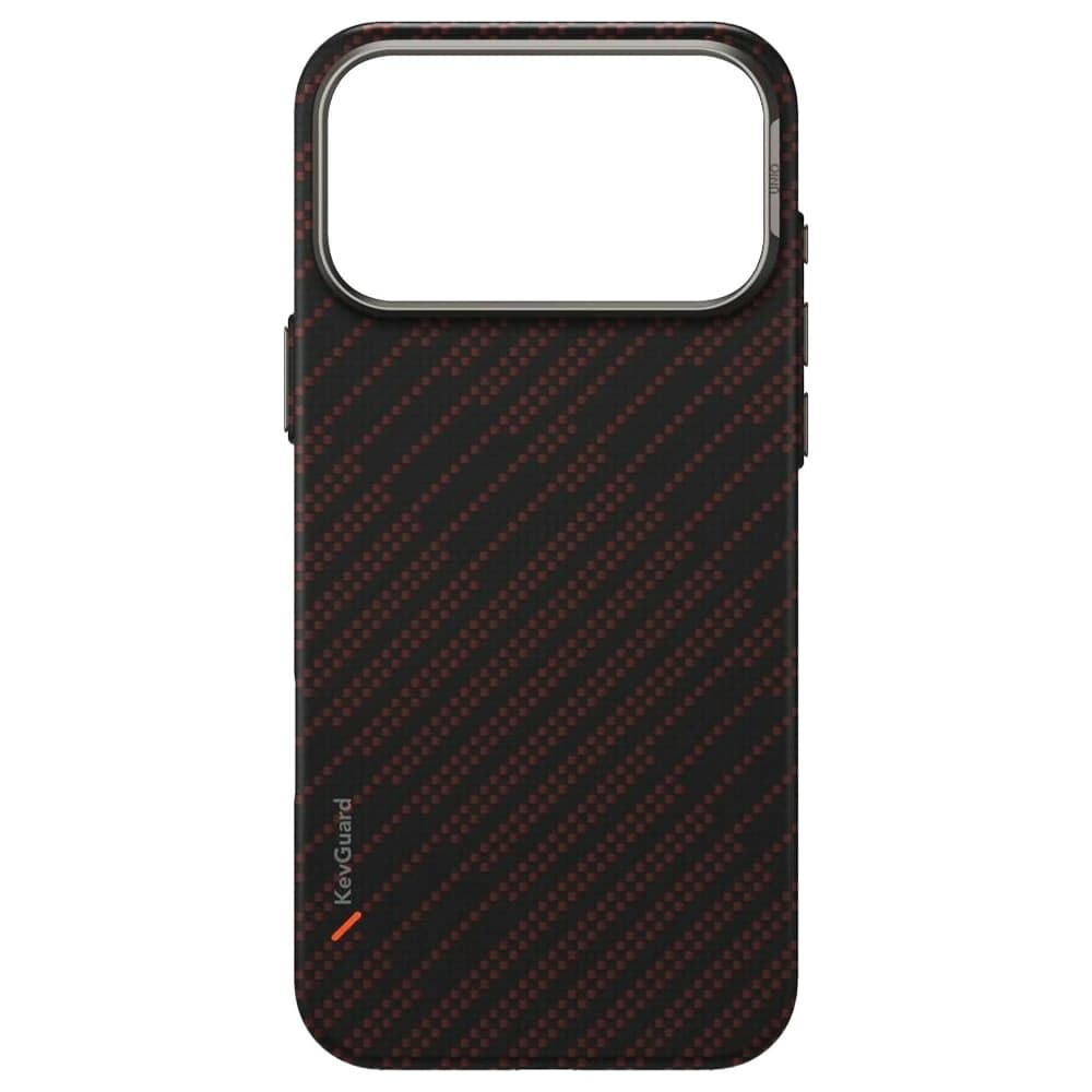 Kryt UNIQ Keva Aramid iPhone 17 Pro Max tlumeně lávový - náhled 3