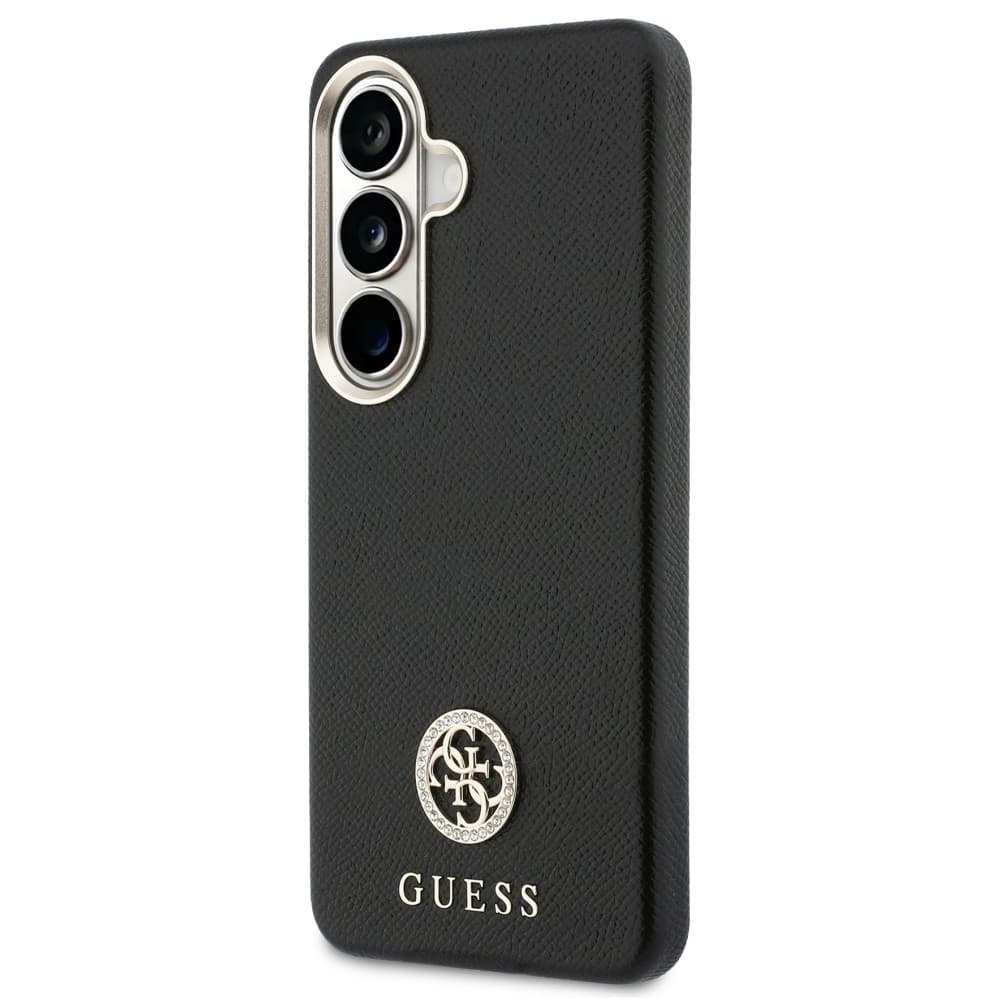 Kryt Guess - Rhinestone Round Logo MagSafe (GUHMS26MPGCRMDEK) - Samsung Galaxy S26 Plus Černý - náhled 3