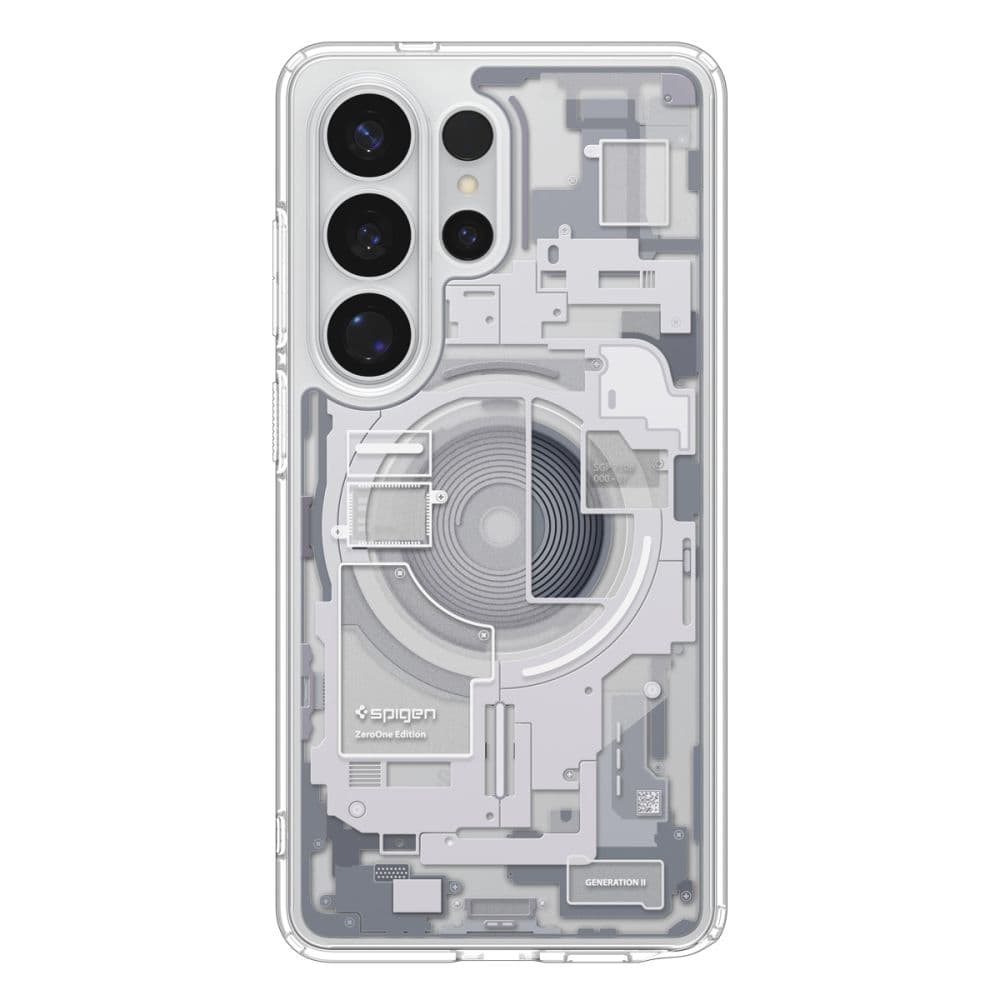 Kryt Spigen - Ultra Hybrid MagSafe (ACS10683) - Samsung Galaxy S26 Ultra Zero One bílý - náhled 3